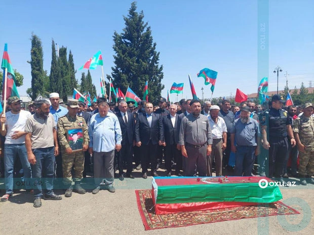 Şəhidimiz dəfn edildi - YENİLƏNİB - FOTO