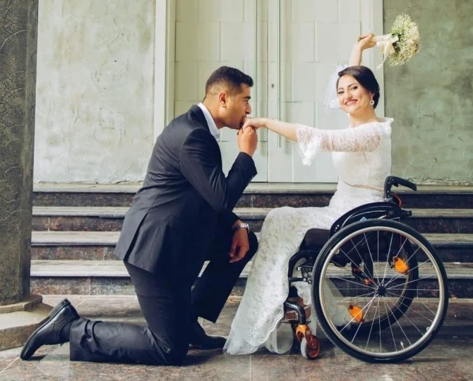 Vüsalə Kərimova Vətən Müharibəsi iştirakçısı ilə evləndi - FOTO