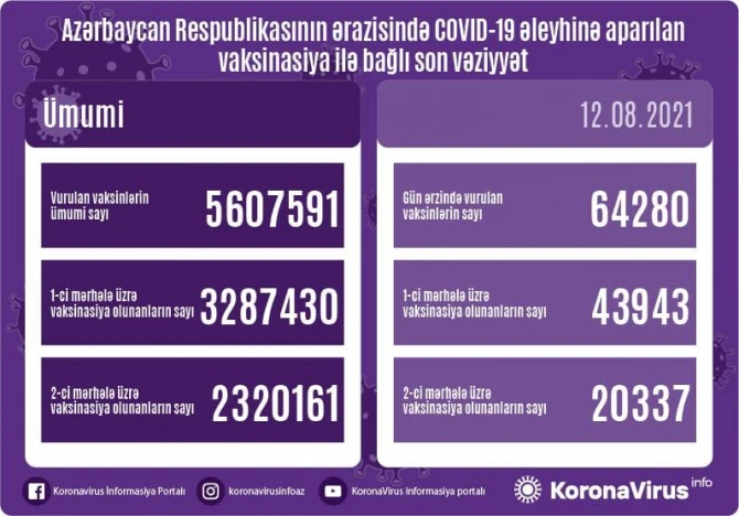 Названо число вакцинированных от COVID-19 в Азербайджане - ФОТО