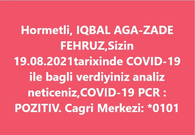 İqbal Ağazadə koronavirusa yoluxdu