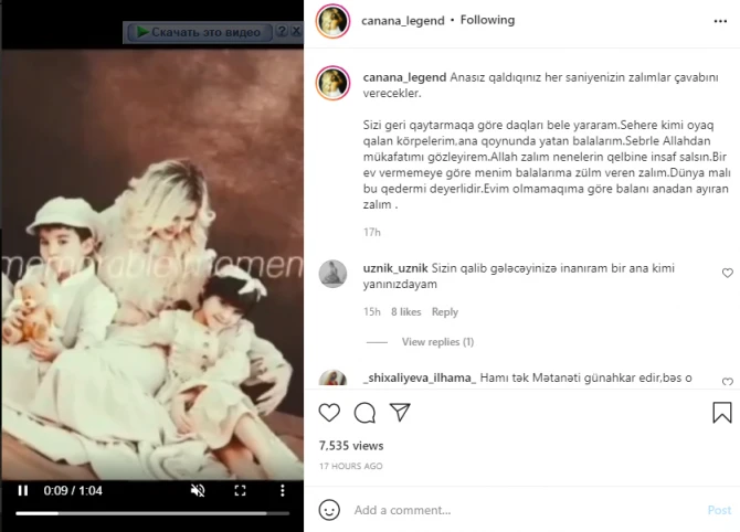 Gəlinindən Mətanətə: 