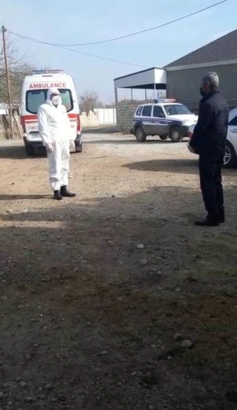 Yaşadığı ünvanı tərk edən COVID-19 xəstələri saxlanıldı - FOTO
