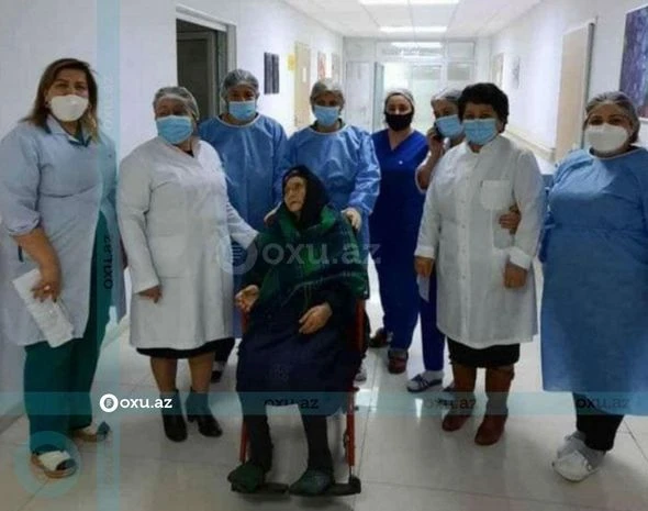 В Азербайджане 109-летняя женщина выздоровела от коронавируса - ФОТО