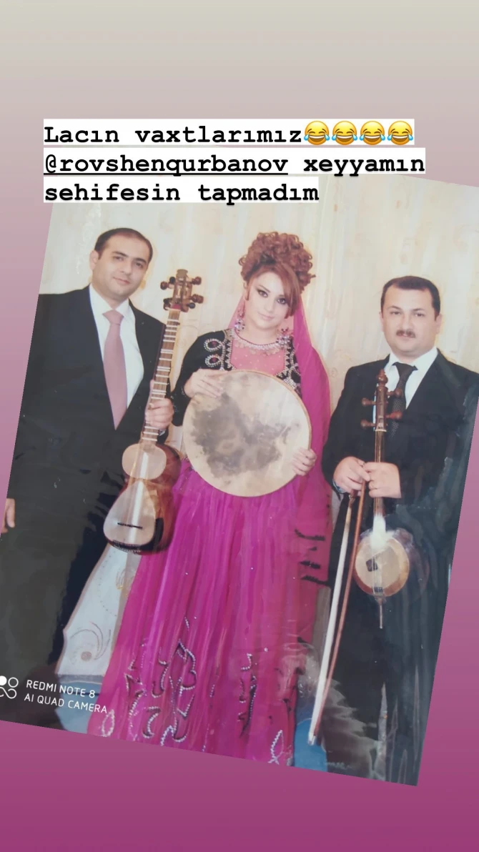 Xatirə İslam arxiv fotosunu paylaşdı - FOTO