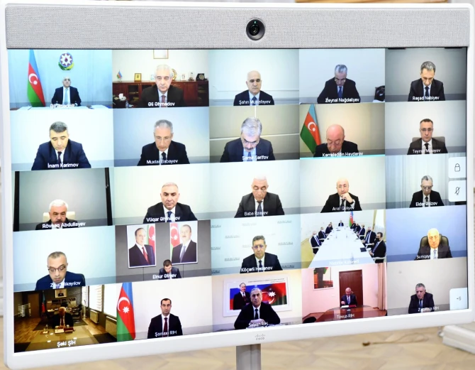 Hökumət iqlim dəyişikliyi və onun təsirlərini müzakirə edib - FOTO