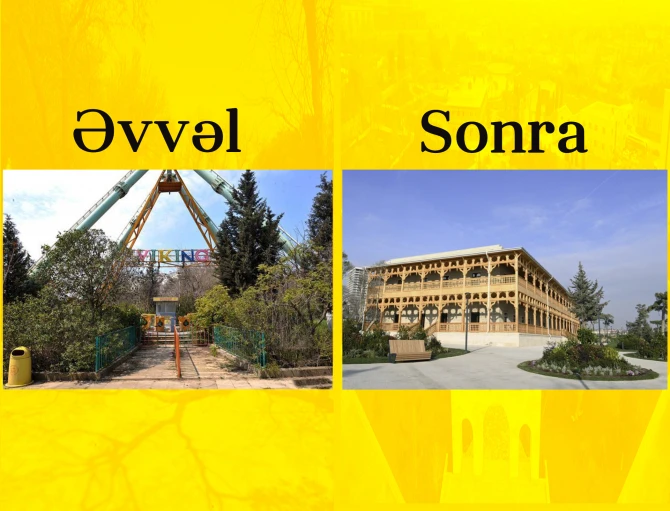 Bir vaxtlar acınacaqlı durumda olan “Luna Park”ın MÖHTƏŞƏM İNDİKİ HALI - FOTO