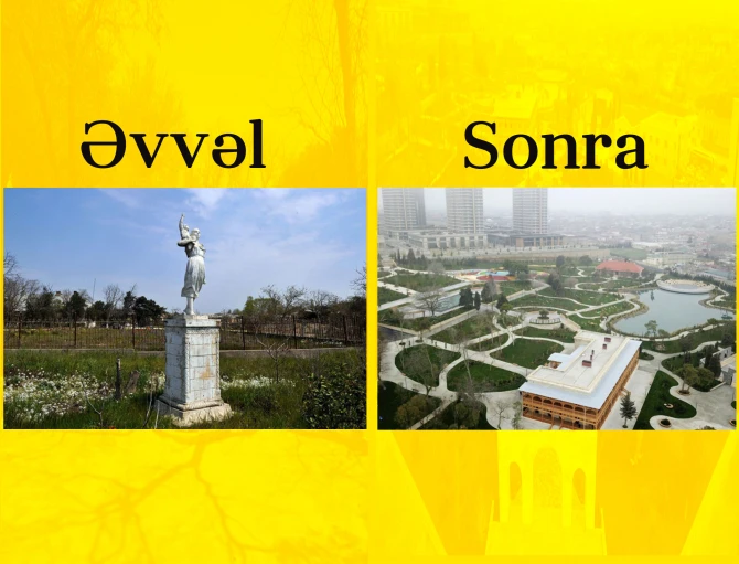 Bir vaxtlar acınacaqlı durumda olan “Luna Park”ın MÖHTƏŞƏM İNDİKİ HALI - FOTO