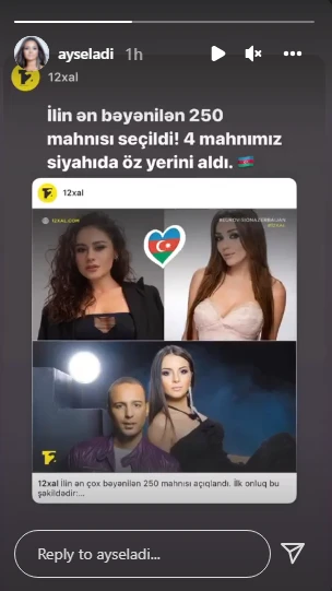 Dünyada ilin ən çox bəyənilən 250 mahnısı arasında 4  Azərbaycan musiqisi yer alıb - FOTO