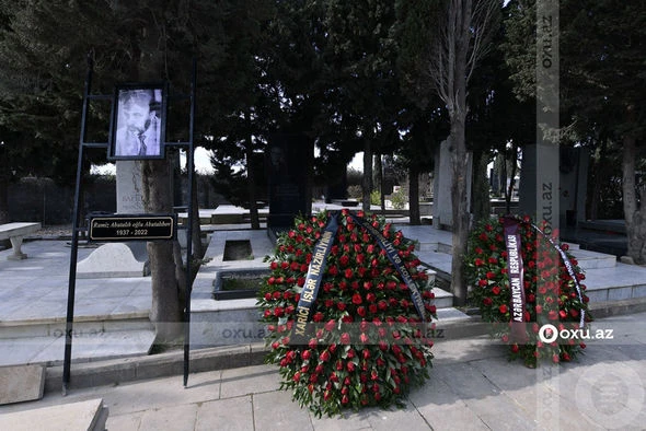 Ramiz Abutalıbov İkinci Fəxri xiyabanda dəfn edildi - FOTO