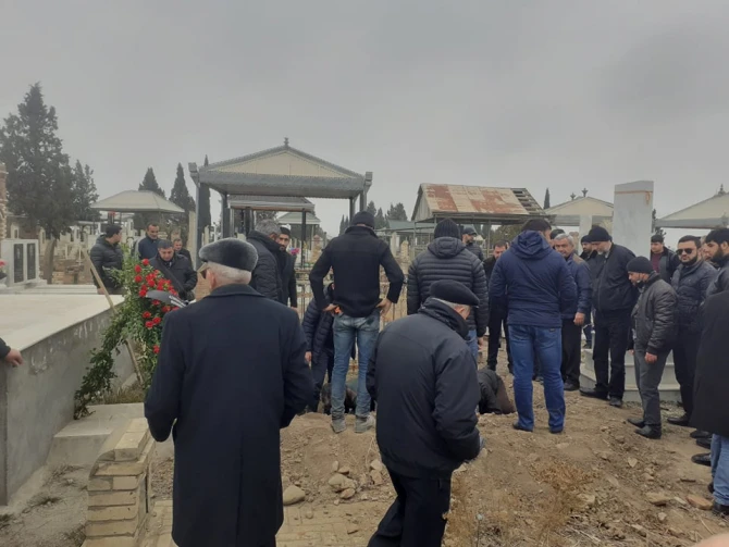 Novruz Qartal İmamzadə qəbristanlığında dəfn olundu - FOTO - YENİLƏNİB