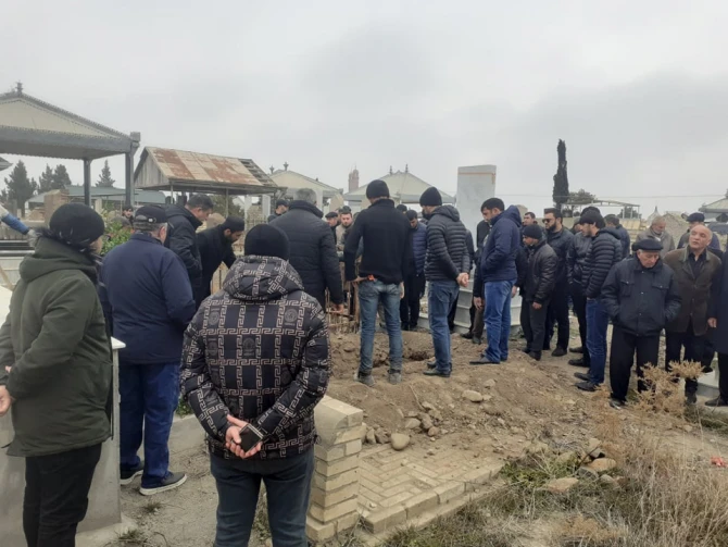 Novruz Qartal İmamzadə qəbristanlığında dəfn olundu - FOTO - YENİLƏNİB