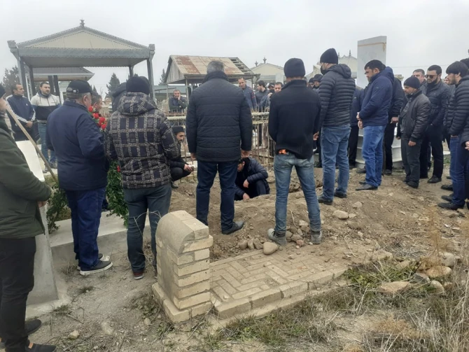 Novruz Qartal İmamzadə qəbristanlığında dəfn olundu - FOTO - YENİLƏNİB