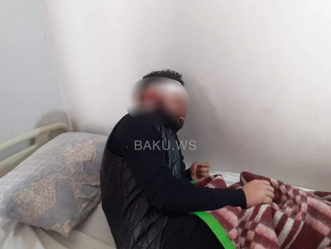 “Şəhidlər bulağı”nı qıran şəxs həmkəndliləri tərəfindən döyüldü - FOTO