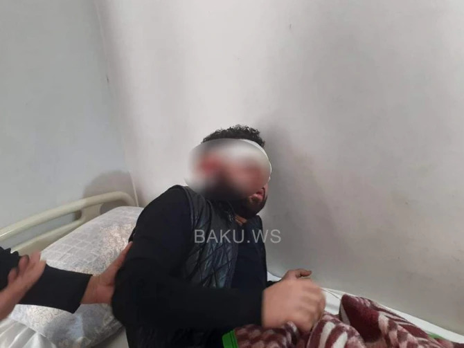 “Şəhidlər bulağı”nı qıran şəxs həmkəndliləri tərəfindən döyüldü - FOTO