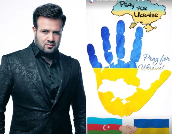 Azərbaycanlı məşhurların Ukrayna ilə bağlı paylaşımları - FOTO