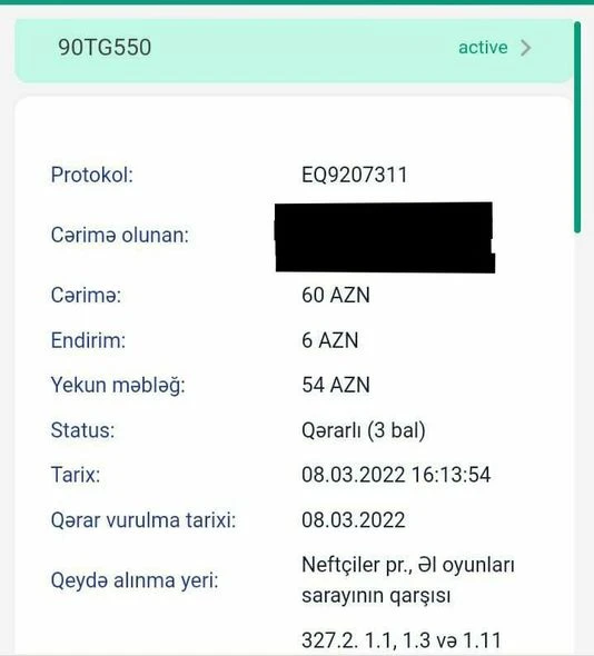 Bakıda lüks avtomobilini yol polisinin üstünə sürən şəxs cəzalandırıldı - VİDEO