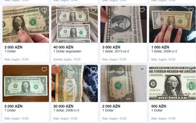 Bir dolları baha satmağa çalışanlar həbs edilə bilər  - XƏBƏRDARLIQ