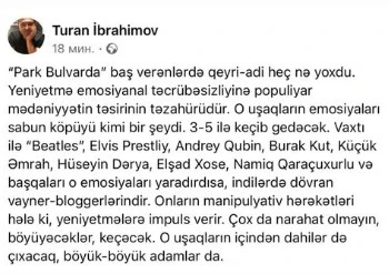 Məşhurlar blogerin izdihamlı görüşündən yazdılar: 