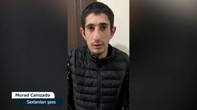 Keçmiş məhkum avtomobillərin şüşələrini qıraraq oğurluqlar etdi - VİDEO
