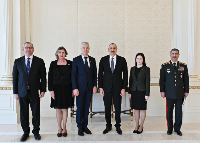 Prezident İlham Əliyev Latviyanın Baş nazirinin müavinini qəbul etdi - FOTO - YENİLƏNİB