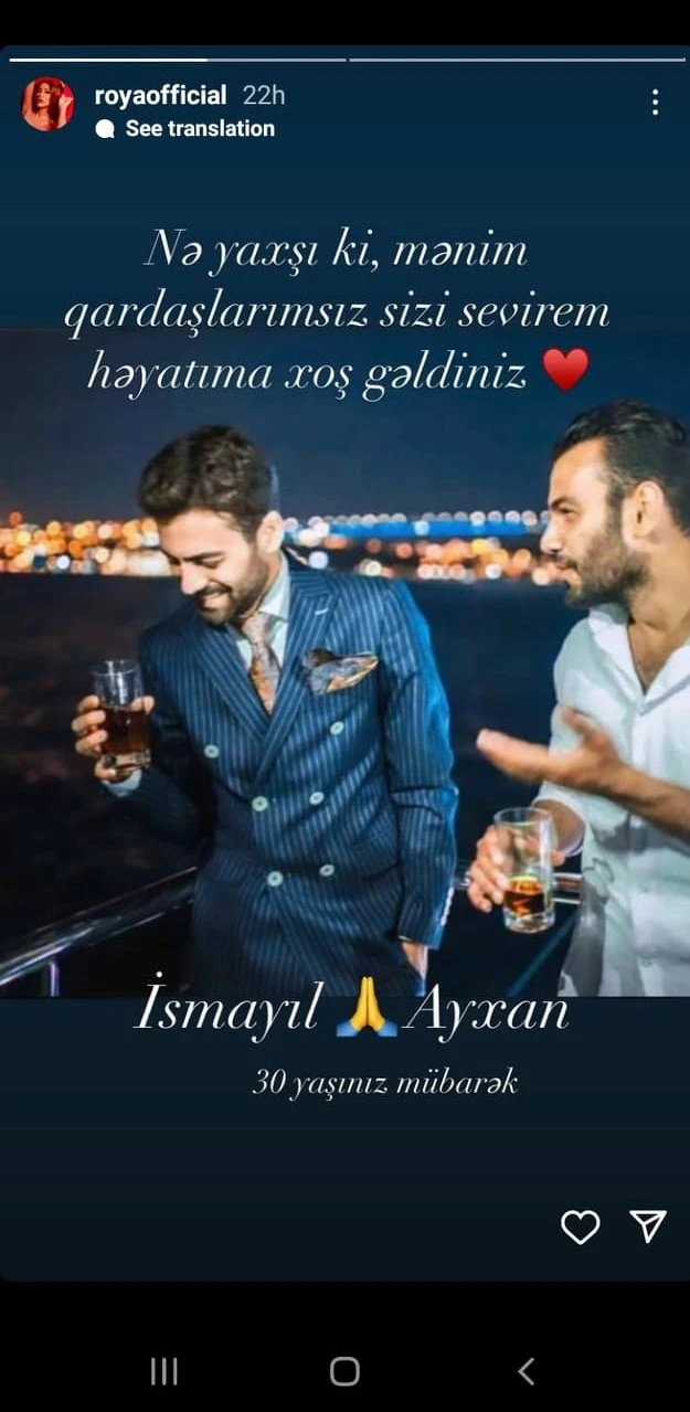 Röya Ayxan əkiz qardaşlarının 30 yaşını belə təbrik etdi - FOTO