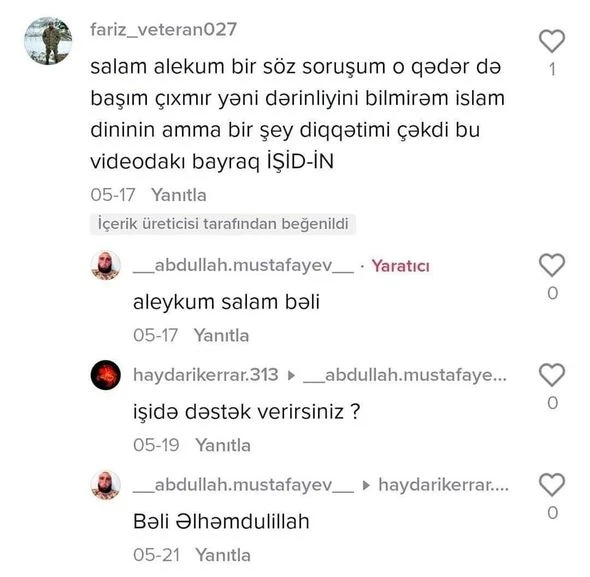 Azərbaycanda İŞİD-ə dəstək verən şəxs tutuldu - FOTO