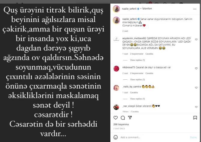 Azərbaycanlı şairə: 