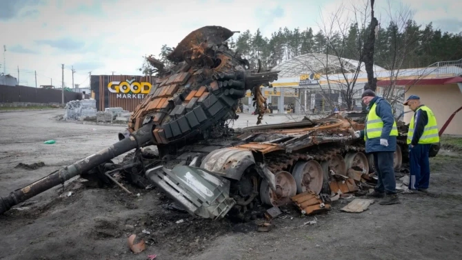 Rusiya ordusunun vurulan tanklarının sayı AÇIQLANDI - FOTO