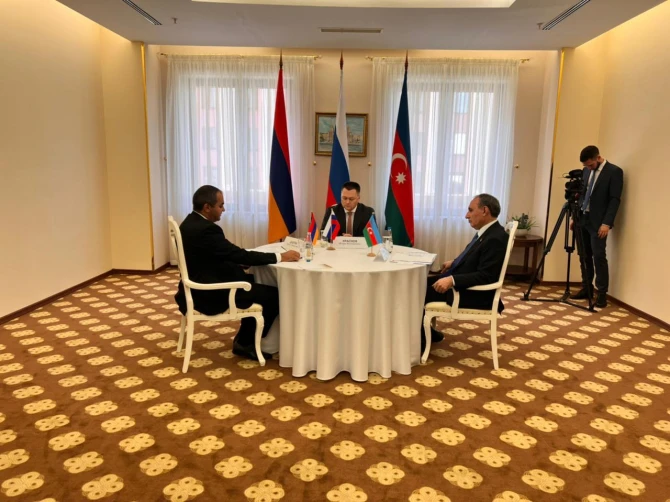 Azərbaycan, Ermənistan və Rusiyanın baş prokurorları görüşüb - FOTO