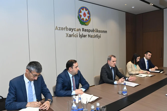 Ceyhun Bayramov AQEM-in icraçı direktoru ilə görüşüb - FOTO
