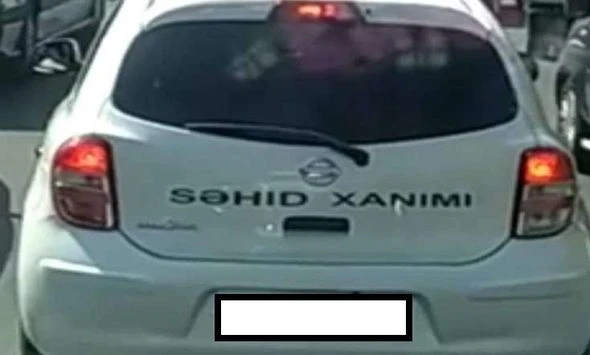 Avtomobilə dini kəlam, aforizm, şəhid fotosu vuran sürücülərin NƏZƏRİNƏ! - FOTO