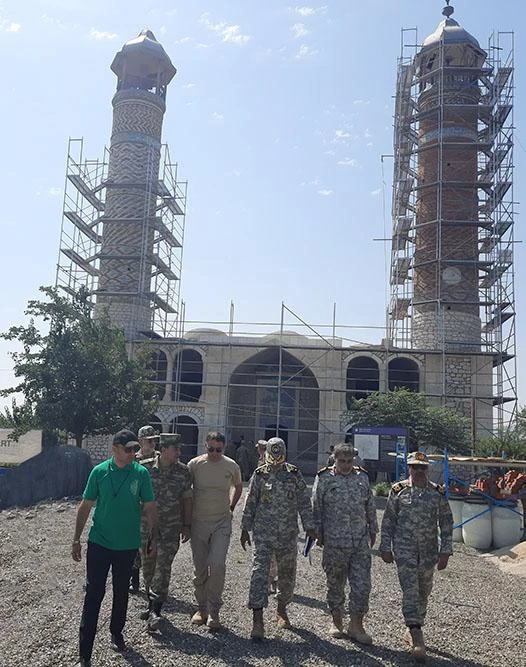 Иранская военная делегация посетила Агдамский район - ФОТО
