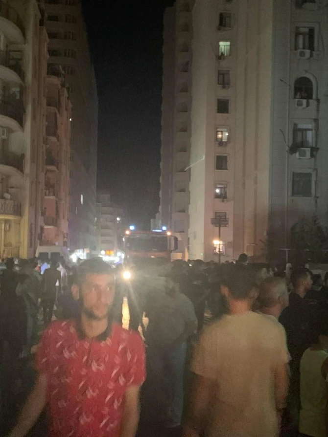 Xırdalanda yaşayış kompleksində partlayış olub - FOTO/VİDEO