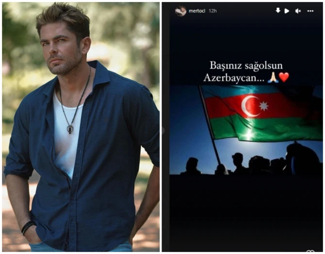 Türkiyəli məşhurlardan AZƏRBAYCANA BAŞSAĞLIĞI - FOTO