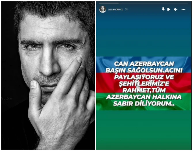 Türkiyəli məşhurlardan AZƏRBAYCANA BAŞSAĞLIĞI - FOTO