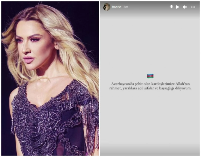 Türkiyəli məşhurlardan AZƏRBAYCANA BAŞSAĞLIĞI - FOTO