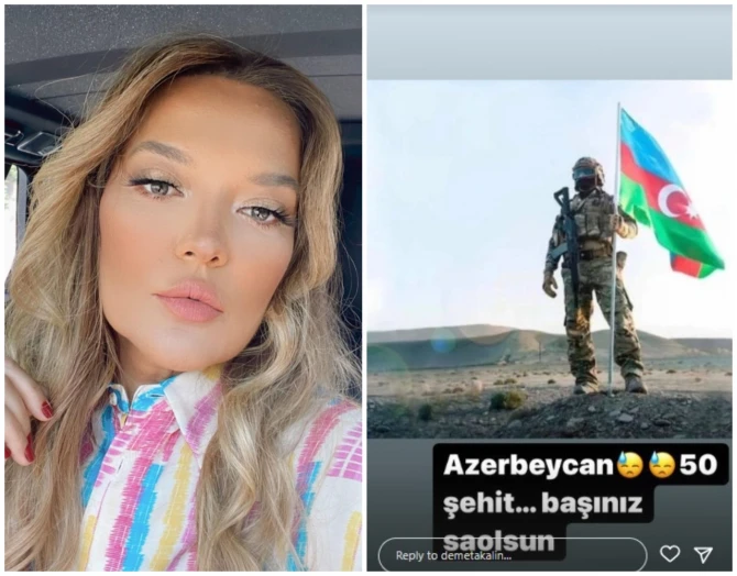 Türkiyəli məşhurlardan AZƏRBAYCANA BAŞSAĞLIĞI - FOTO