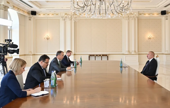 Prezident İlham Əliyev Toivo Klaarı qəbul edib - FOTO
