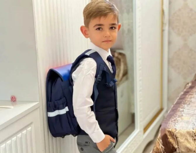 Atasının adını daşıyan şəhid oğlu 1-ci sinfə getdi - FOTO