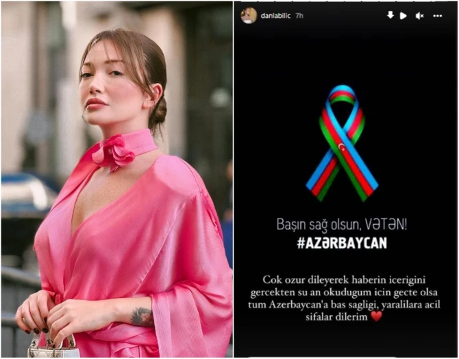 Məşhurlardan Azərbaycana başsağlığı - FOTO