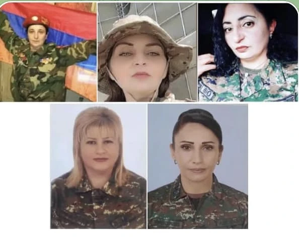СПИСОК уничтоженных на границе женщин-военнослужащих Армении - ФОТО