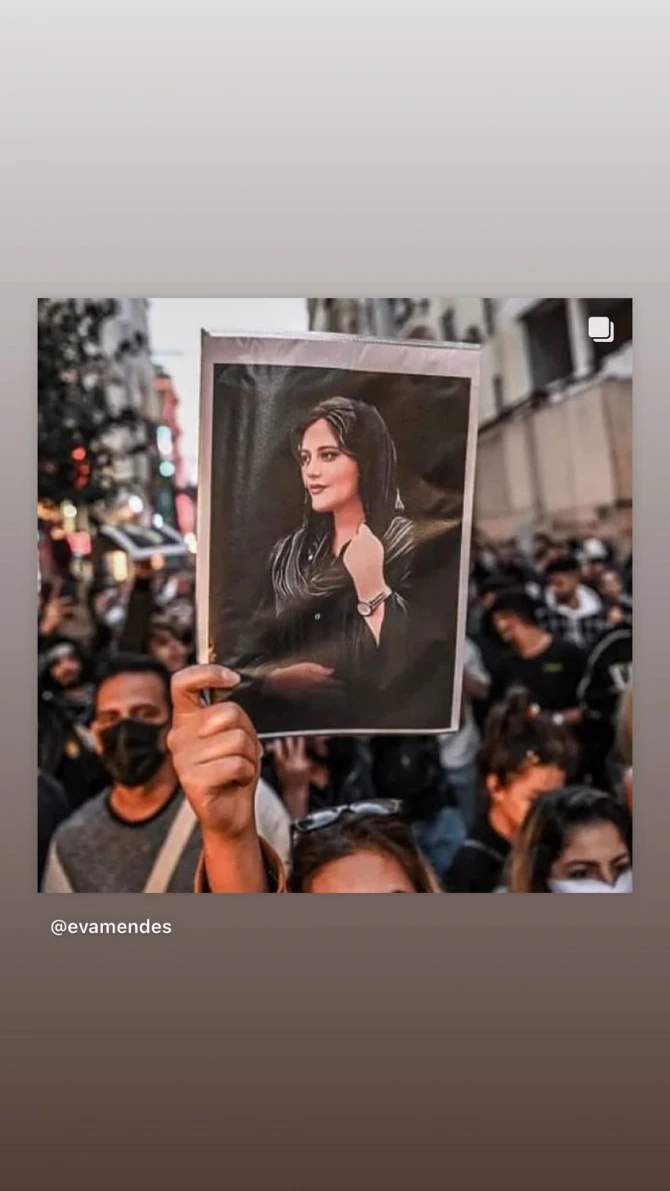 Castin Biberdən Məhsa Əmini ilə bağlı paylaşım - FOTO