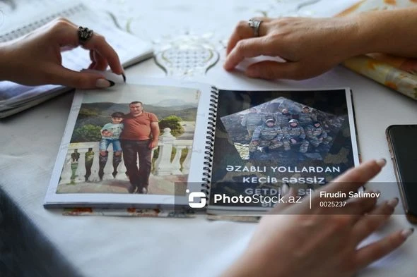 Şəhid mayorun xanımı: “Gözümün qabağında partlayış oldu” - REPORTAJ - FOTO