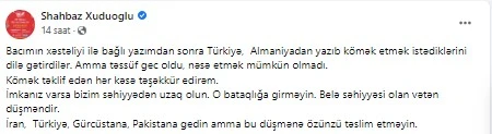 Şahbaz Xuduoğluya ağır itki üz verdi - FOTO