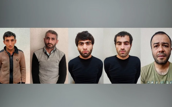 Bakıda 20 evdən oğurluq edən dəstə saxlanıldı - FOTO/VİDEO