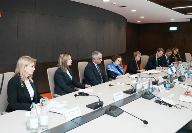 Azərbaycanla Finlandiya arasında ticarətin və investisiyaların təşviqi müzakirə olunub - FOTO