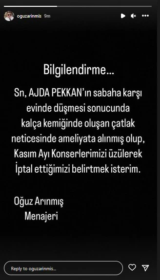 Ajda Pekkan xəstəxanaya yerləşdirildi - FOTO