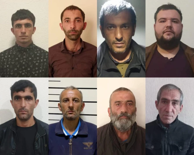 Polis Yevlaxda əməliyyat keçirib, 8 nəfər saxlanılıb - FOTO