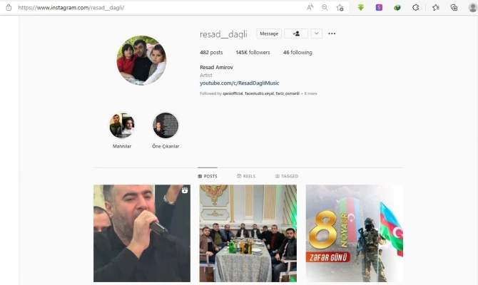 Qətldən sonra Rəşad Dağlının izləyicilərinin sayı artdı - FOTO