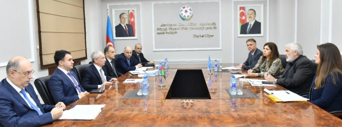 AŞPA-nın nümayəndə heyəti Ədliyyə Nazirliyində olub - FOTO